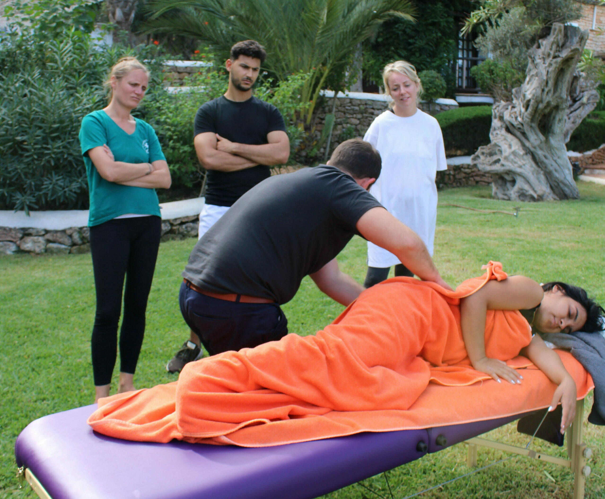 AXO Method training for therapists Lymphatic drainage Osteopathic scooping and passive stretching systemic inflammation cure